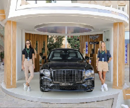 Luxury car display pavilion